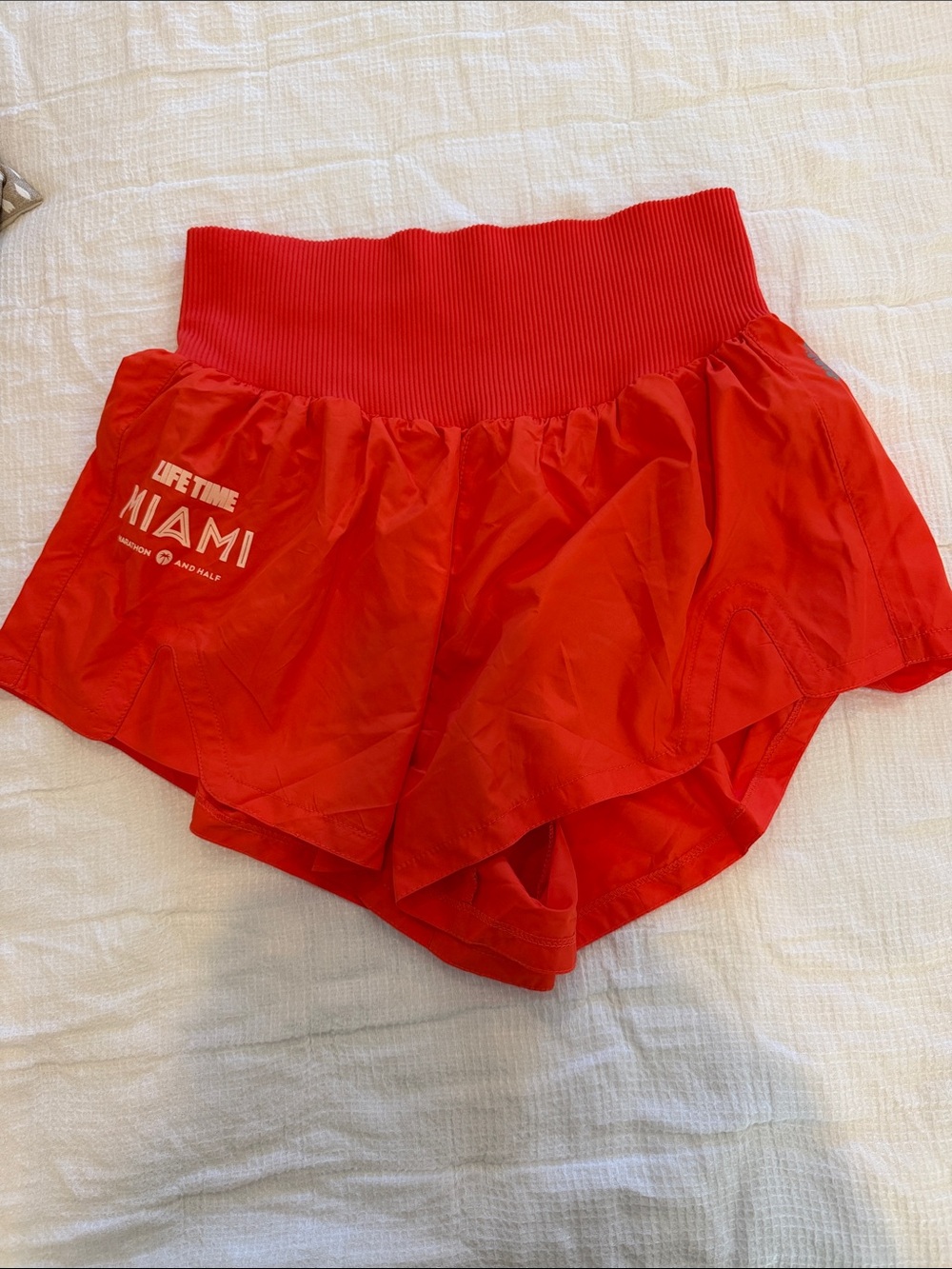 Official Miami Marathon FP Movement Red/Orange Women's Run Short